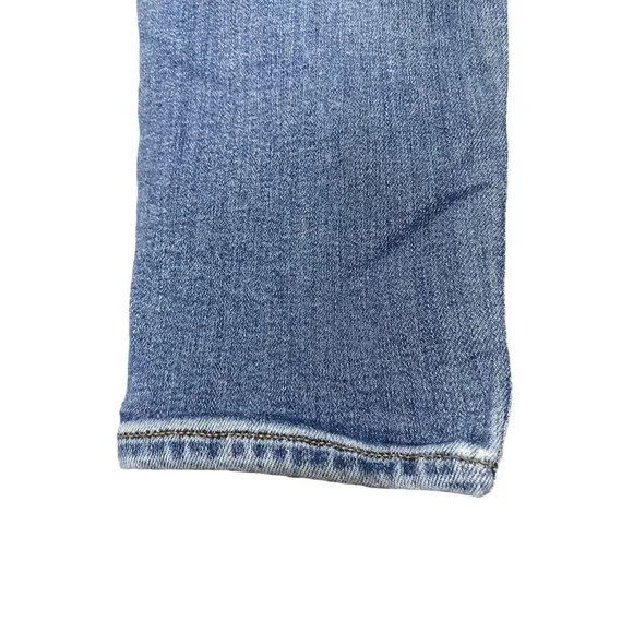 Madewell Womens 10" Roadtripper Skinny Jeans Size 28 Blue Denim Studded Ankles - Picture 6 of 6